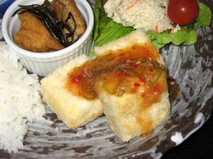 ねぎからしの揚げ豆腐
